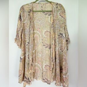 Paisley Kimono Cardigan